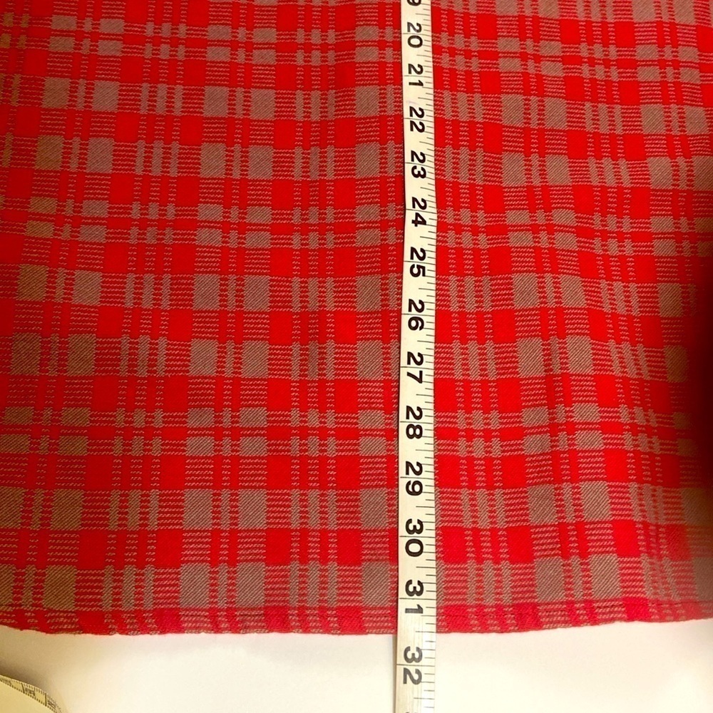 Undefeated Men’s Red Plaid Long Sleeve Shirt.Size-Xl — image 4 of 8